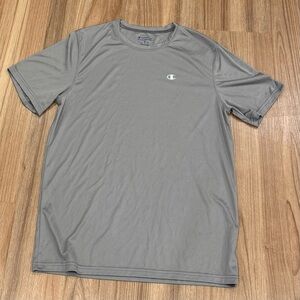 Champion Men's Short Sleeve Gray Tee